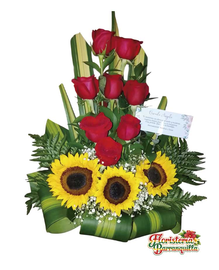 Arreglo floral intenso Caribeño