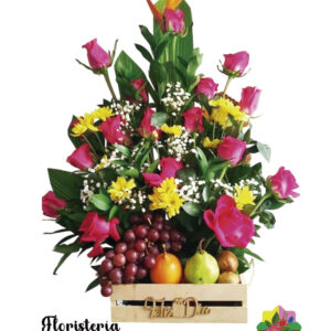 Arreglos florales con frutas
