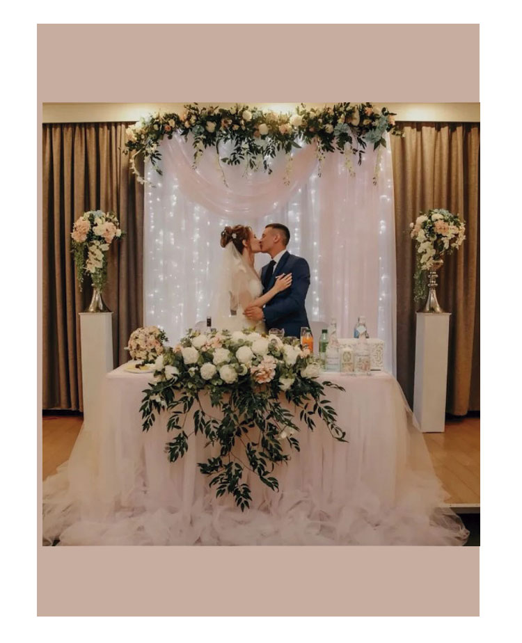 Decoración floral para bodas