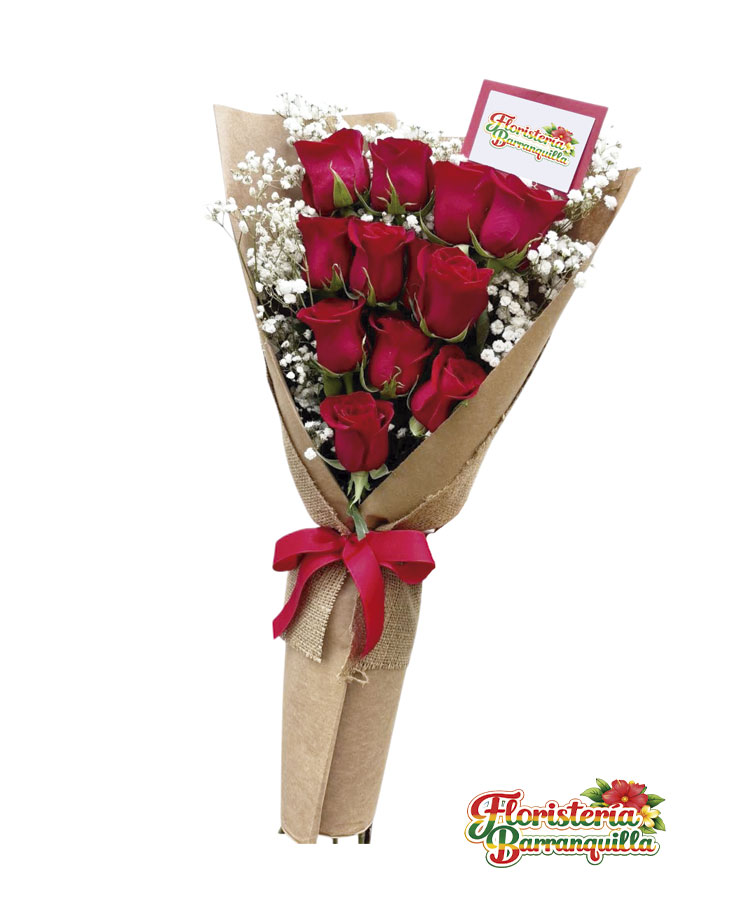 Ramo de 12 rosas