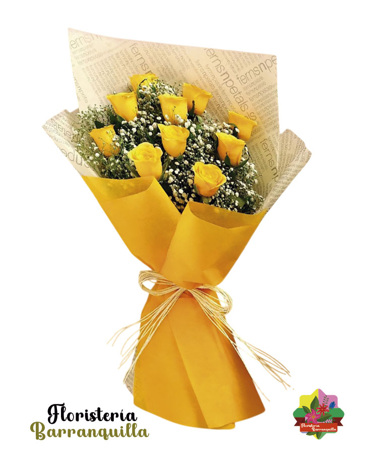 Ramo de flores amarillas