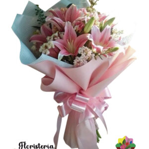 Ramo de flores con lirios