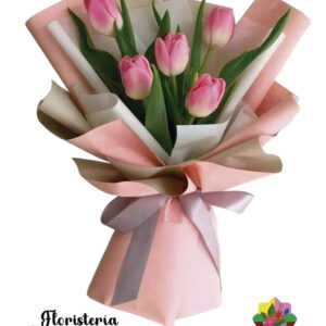 Ramo de flores de tulipanes