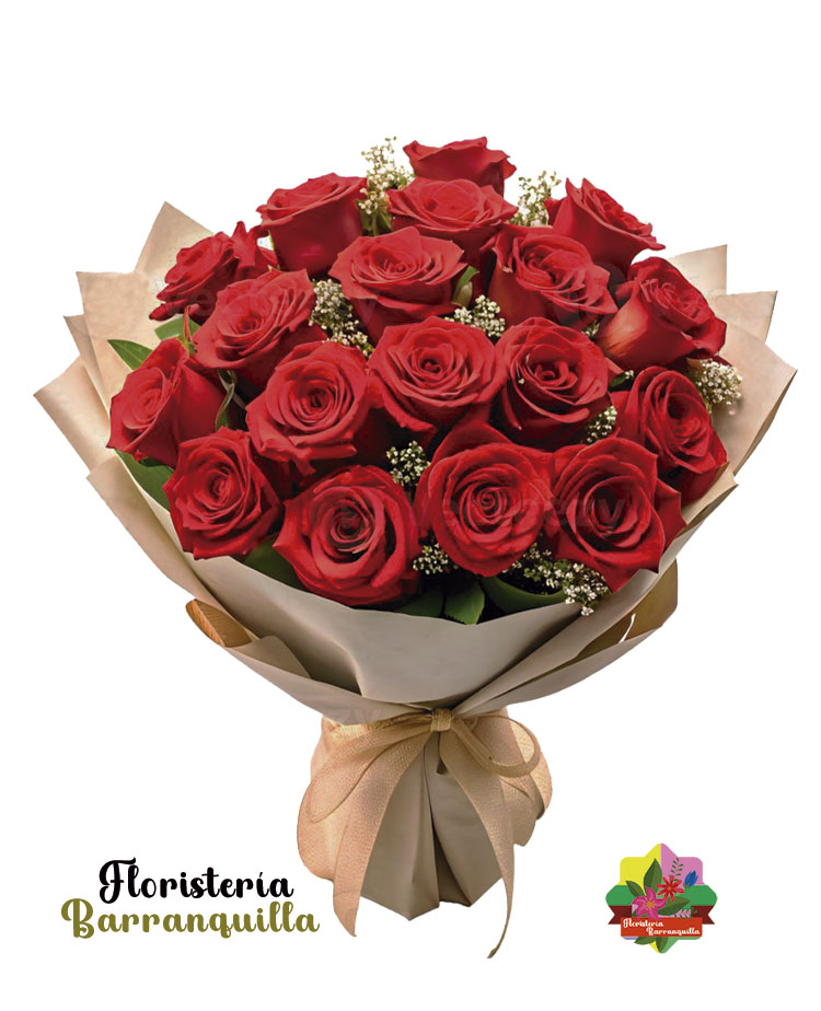 Ramo de rosas rojas
