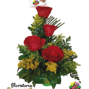Rosas en Cristal
